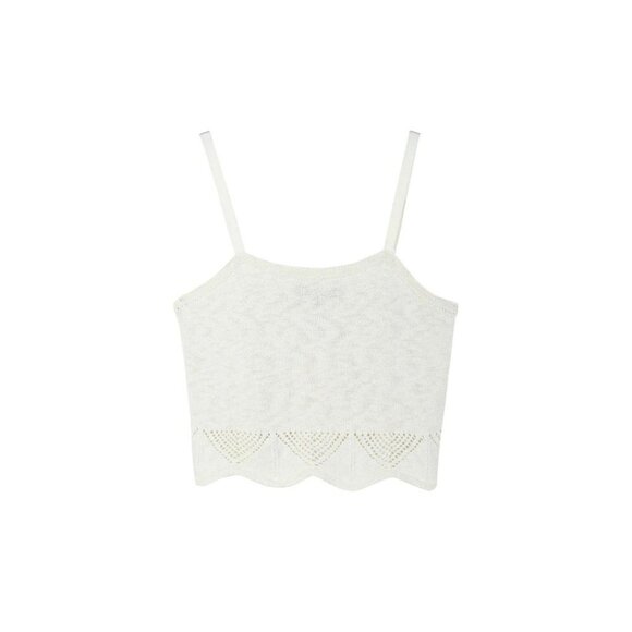 Crochet Hem Tank | Frye | Large - Picture 13 of 13